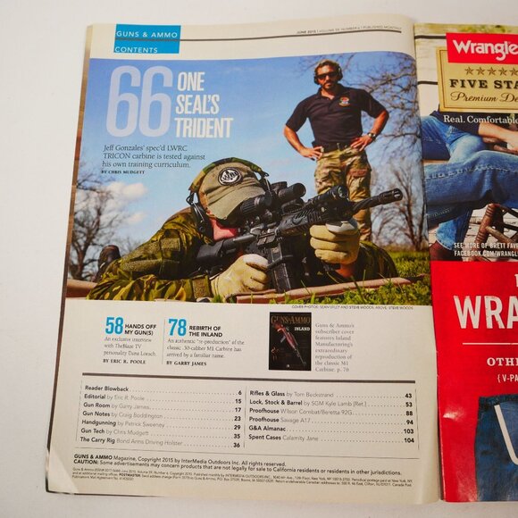 Guns & Ammo Magazine Lot of 9 from 2015-17 - Picture 3 of 16